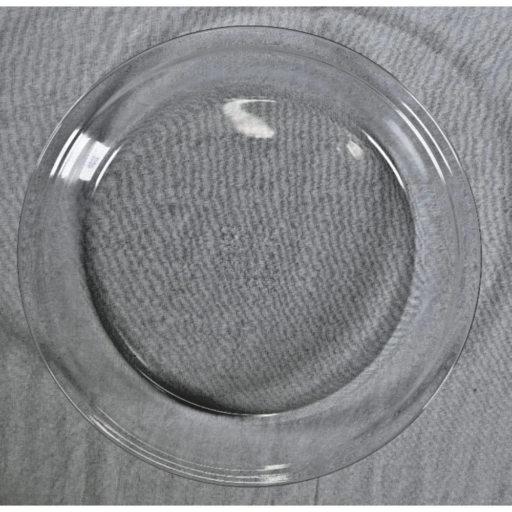 Vintage 1970s Pyrex Clear Glass Pie Plate Baking Dish #209 9-7/8
